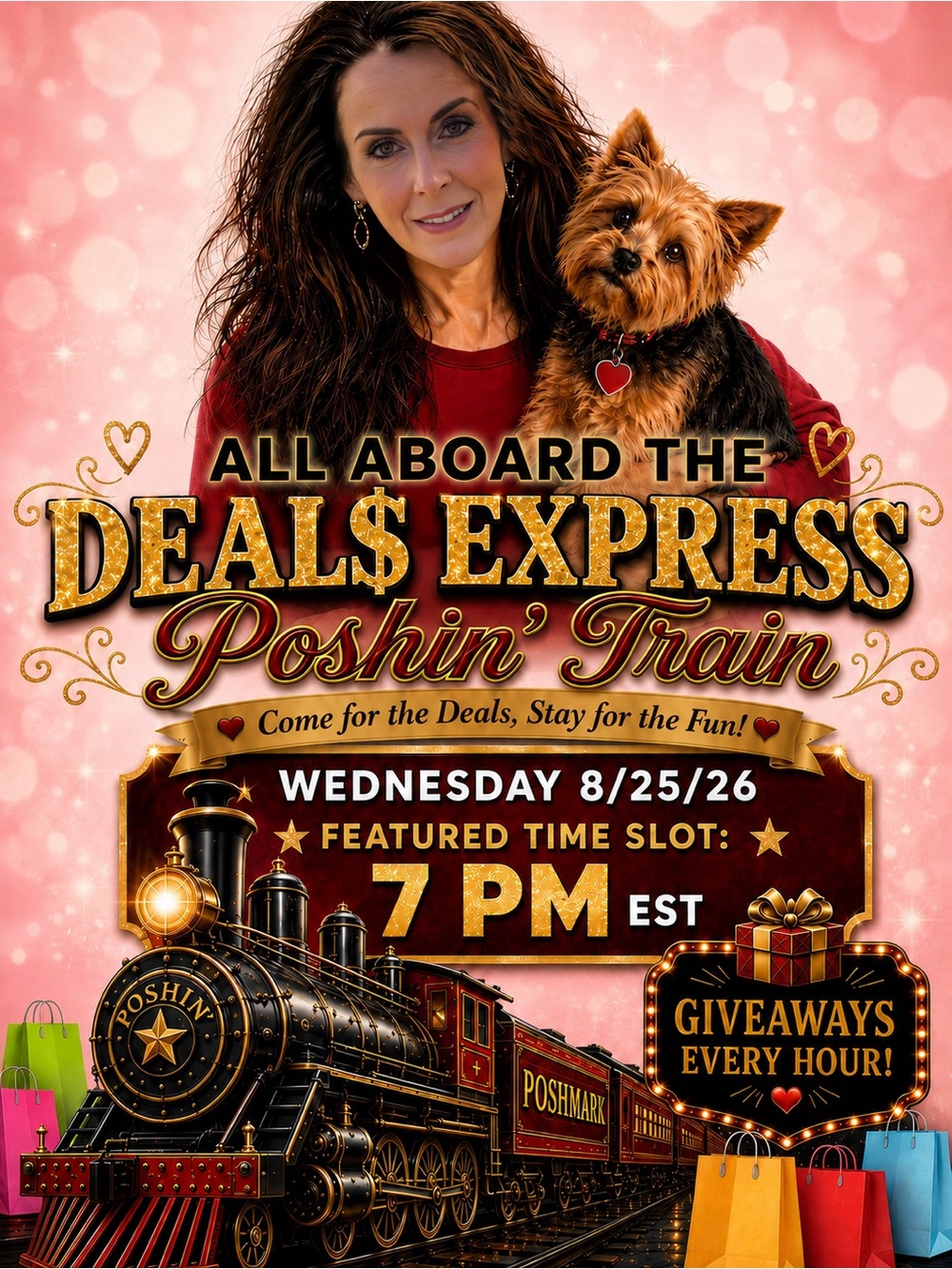 🎉 LIVE POSH SHOW GIVEAWAY! 🎉 🎁 FREE Gift + 🆓 Shipping — My Treat! 💖 - Picture 5 of 5